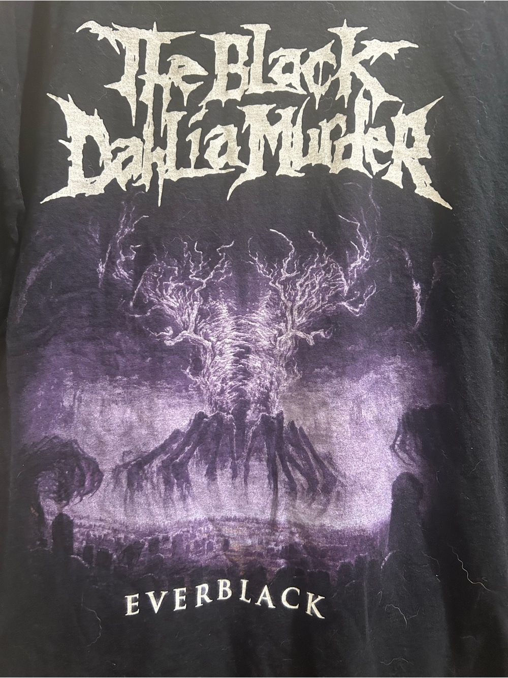 The Black Dahlia Murder Everblack 2013 Tour Shirt View 2